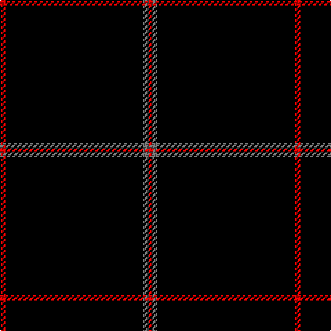R/4 K100 N4 R/2 tartan Tartan detail