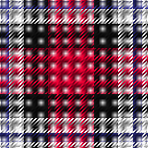 DB/10 LN16 K26 R/50 tartan Tartan detail