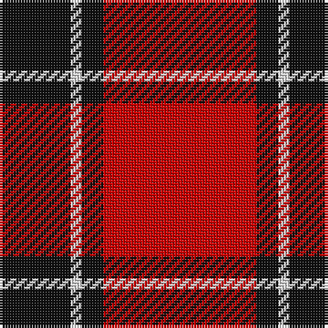 K/26 LN4 K8 R/56 tartan Tartan detail
