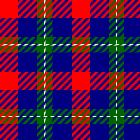 R/62 DB66 G24 W/4 tartan Tartan detail