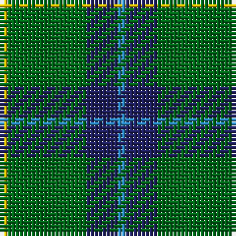 Y/2 G20 DB8 B/2 tartan Tartan detail