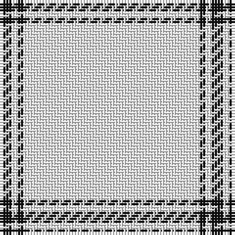 K/4 W2 K2 W/60 tartan Tartan detail