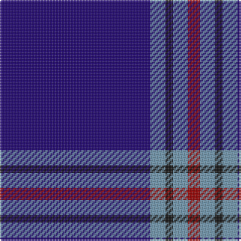 DB/100 B10 K5 B10 DR/8 tartan Tartan detail