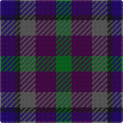 DB/12 K4 N12 DP16 G/12 tartan Tartan detail