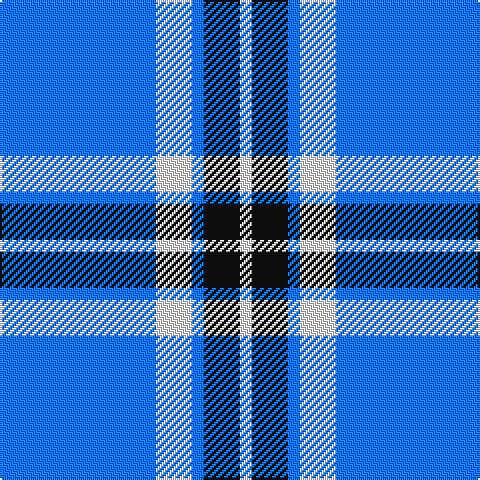 B/78 W18 B6 K18 W/6 tartan Tartan detail