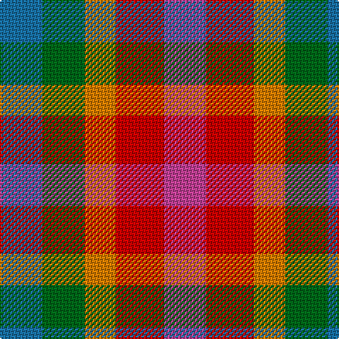 B/30 G30 O22 R34 P/30 tartan Tartan detail