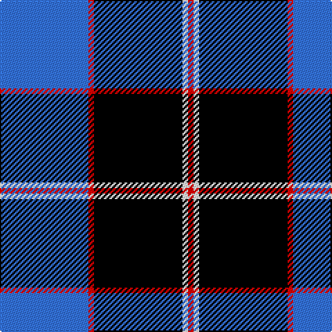 B/64 R4 K64 W4 R/4 tartan Tartan detail