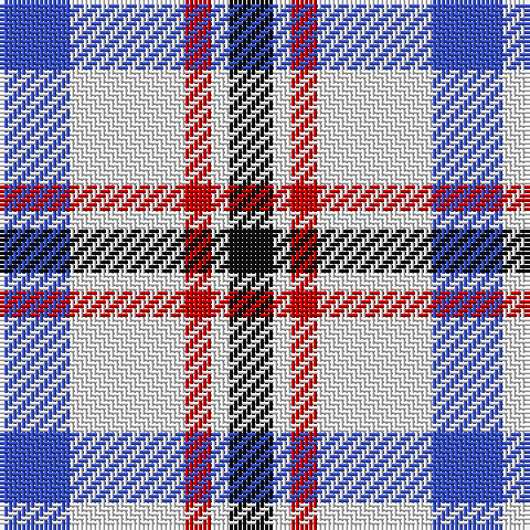 B/16 W26 R6 W4 K/10 tartan Tartan detail