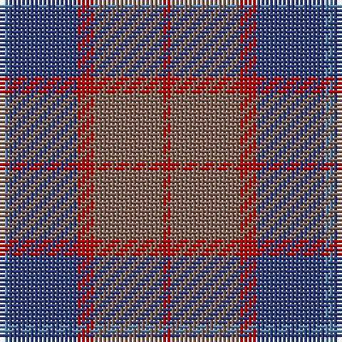 Ba/2 B16 R4 LT16 R/2 tartan Tartan detail