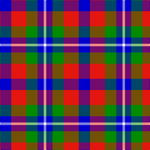 B/36 R48 G36 B20 W/8 tartan Tartan detail