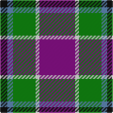 K/8 B6 G24 LN4 P/38 tartan Tartan detail