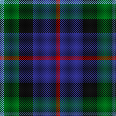 B/8 G32 K28 DB48 R/8 tartan Tartan detail