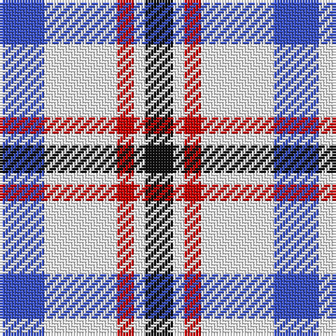 B/16 W26 R6 W4 K/10 tartan Tartan detail