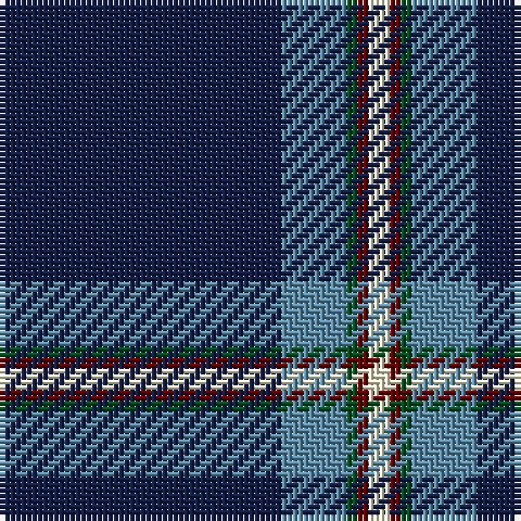 DB/52 B12 G2 DR2 LY/4 tartan Tartan detail