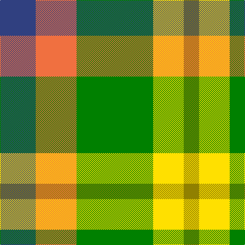 B/70 O80 G150 Y60 LG/30 tartan Tartan detail