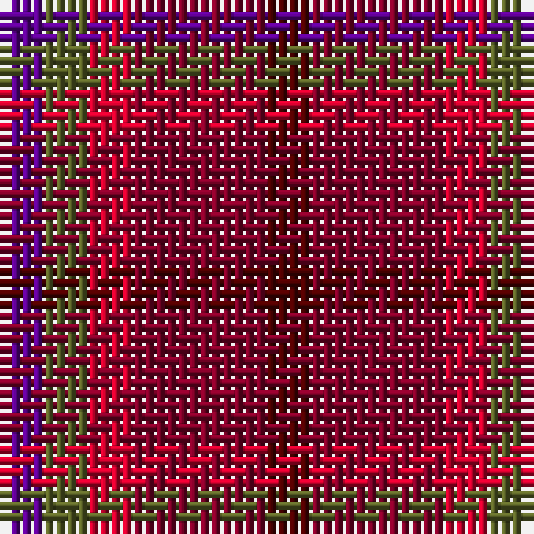 P/4 G4 R4 DR12 DRa/4 tartan Tartan detail