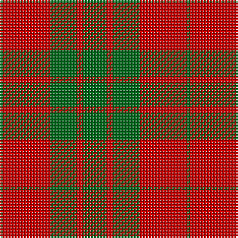 G/2 R32 G18 R4 G/16 tartan Tartan detail