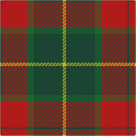DG/2 R30 G8 DG34 Y/4 tartan Tartan detail