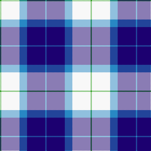 B/4 DB58 B24 W58 G/4 tartan Tartan detail