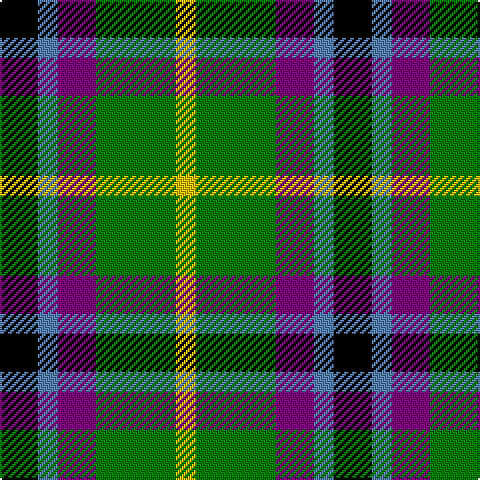 K/19 B10 P19 G40 Y/10 tartan Tartan detail
