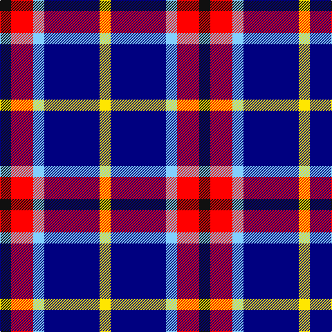 K/16 R32 LB16 DB80 Y/16 tartan Tartan detail