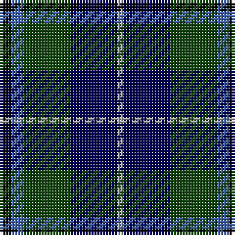 K/4 B4 DG16 DB16 N/2 tartan Tartan detail
