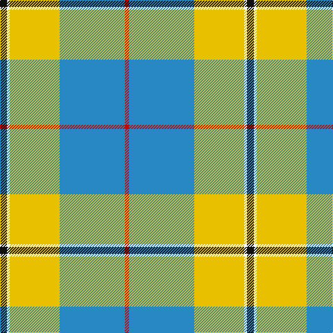 K/10 W4 Y72 B94 R/6 tartan Tartan detail