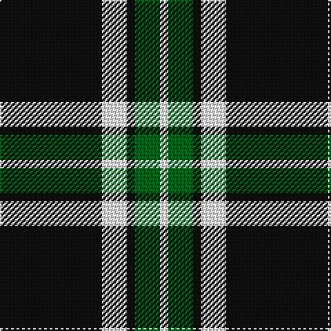 K/74 W18 K6 G18 W/6 tartan Tartan detail