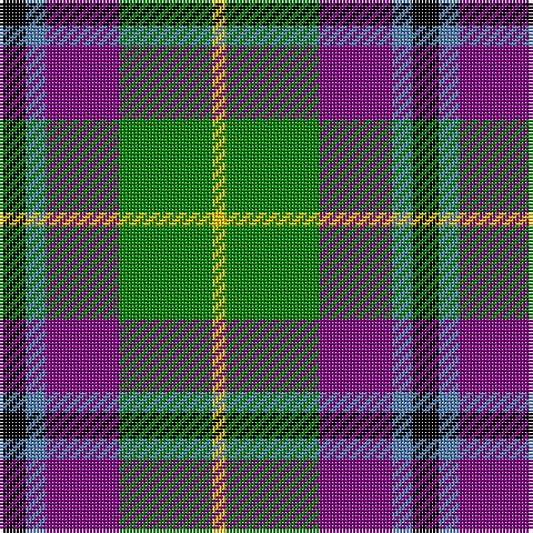 K/8 B6 P22 G28 Y/4 tartan Tartan detail