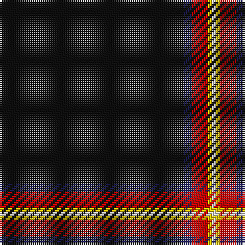 K/90 DB4 R8 Y2 LN/2 tartan Tartan detail