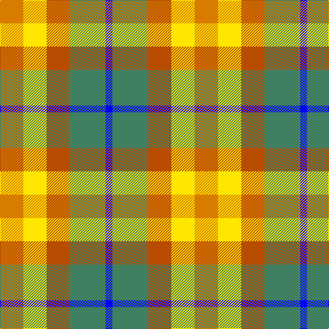 O/34 Y34 DO34 G52 B/10 tartan Tartan detail