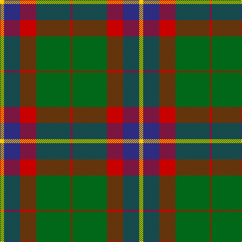 Y/8 DB32 R32 G68 R/4 tartan Tartan detail