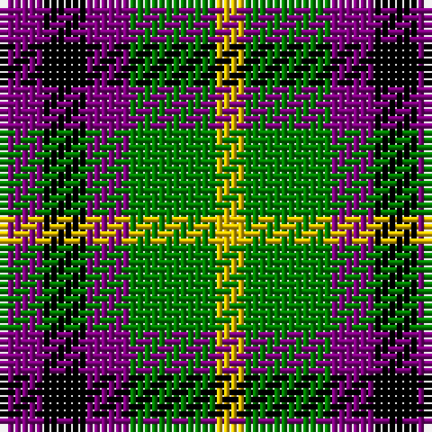 P/6 K6 P6 G12 Y/4 tartan Tartan detail