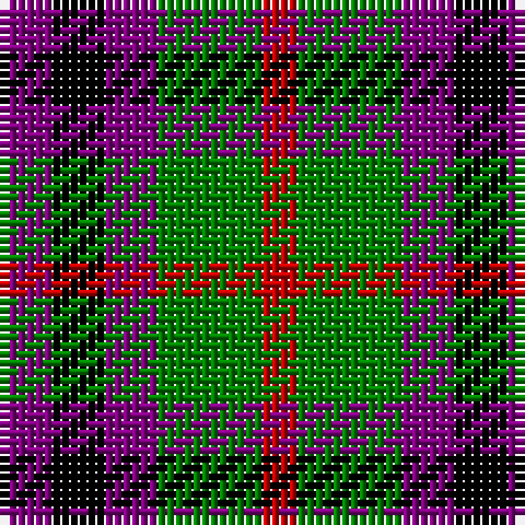 P/6 K6 P6 G12 R/4 tartan Tartan detail