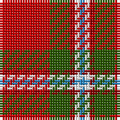R/20 G8 DR2 W2 B/2 tartan Tartan detail