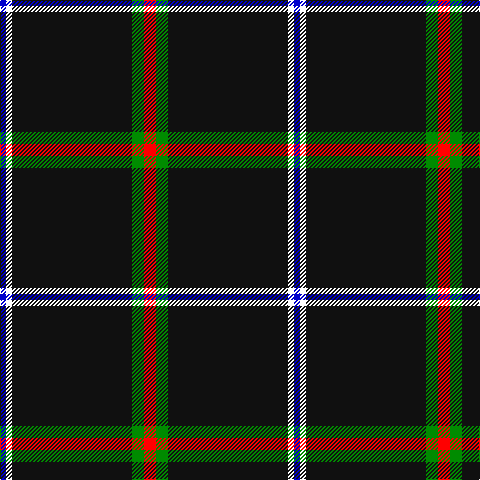 B/6 W6 K120 G12 R/12 tartan Tartan detail