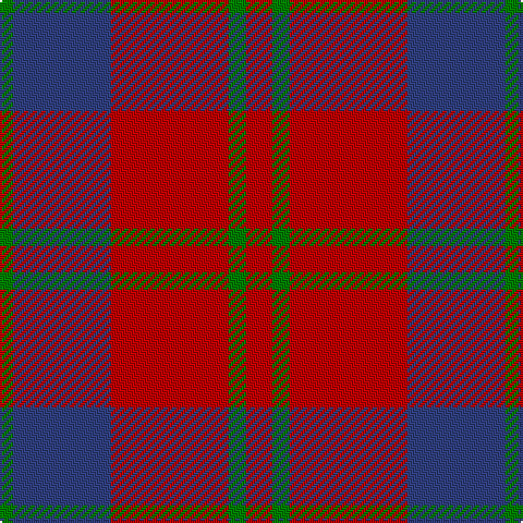 G/6 B45 R54 G8 R/12 tartan Tartan detail