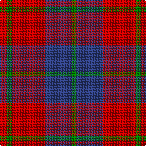 G/6 B45 R54 G8 R/12 tartan Tartan detail