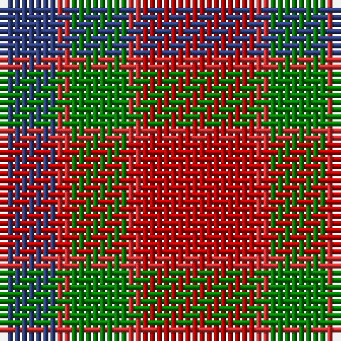 B/8 R2 G8 R2 Ra/16 tartan Tartan detail