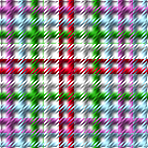 P/16 LB16 G16 W16 R/16 tartan Tartan detail