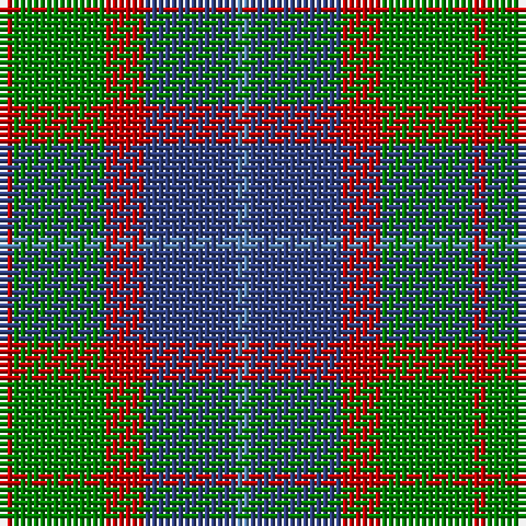 R/2 G14 R6 B14 Ba/2 tartan Tartan detail