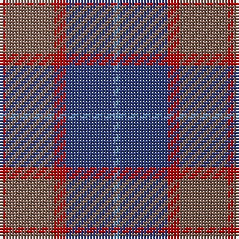 Ba/2 B16 R4 LT16 R/2 tartan Tartan detail