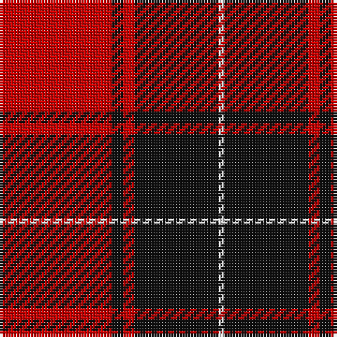 LN/2 K30 R4 K4 R/40 tartan Tartan detail