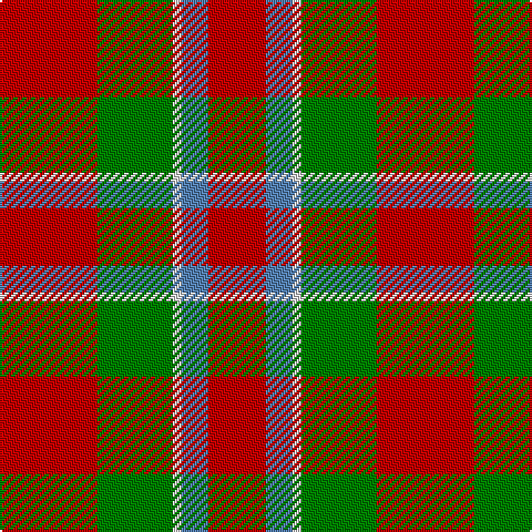 R/44 G34 LN4 B12 R/26 tartan Tartan detail