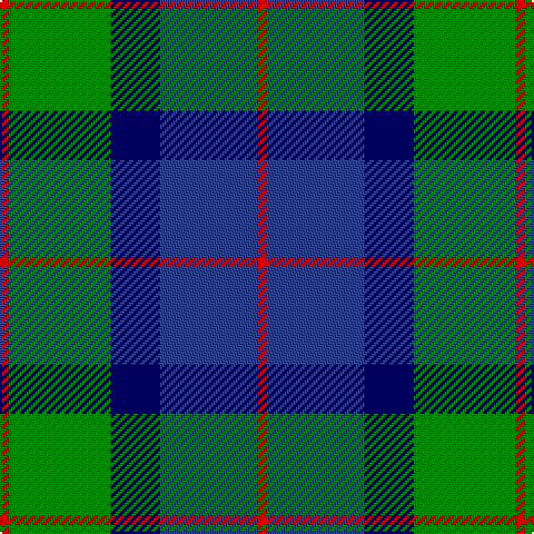 R/4 B44 DB22 G46 R/4 tartan Tartan detail