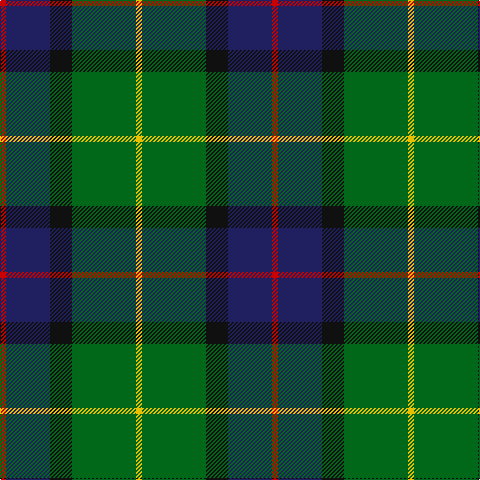 R/6 DB44 K22 G64 Y/6 tartan Tartan detail