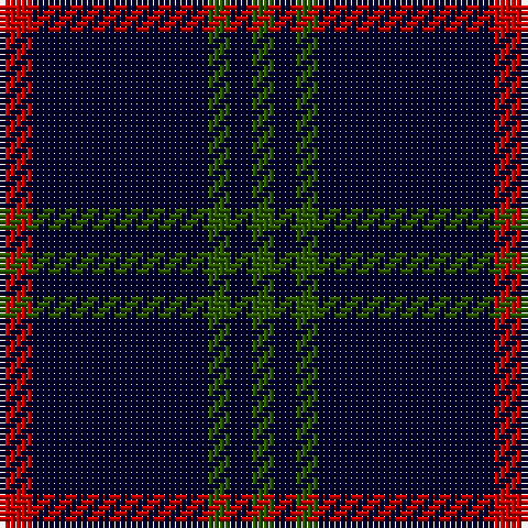 R/6 DB32 G4 DB4 G/4 tartan Tartan detail