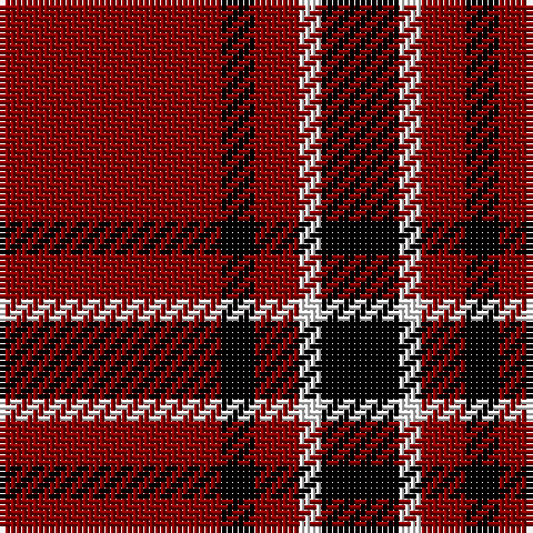 DR/40 K6 DR8 W4 K/14 tartan Tartan detail
