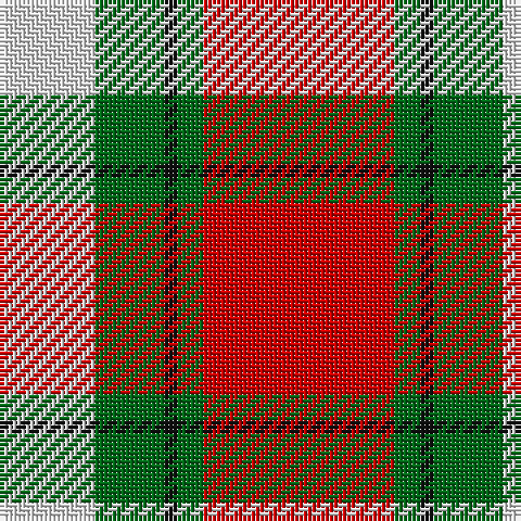 LN/22 G16 K3 G6 R/44 tartan Tartan detail