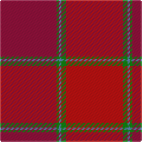 DR/48 G2 B2 G4 R/48 tartan Tartan detail